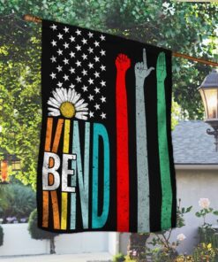 hippie flag be kind lnt330f 4451