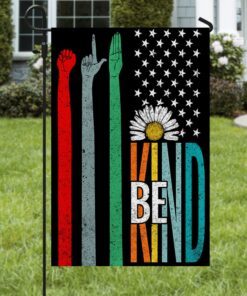 hippie flag be kind lnt330f 8007