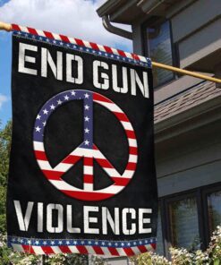 Hippie Flag End Gun Violence TQN194F