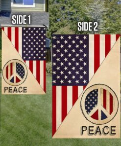 hippie flag peace hippie american us flag trl1622f 3259