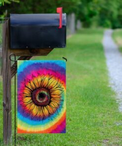 hippie flag tie dye hippie sunflower tqn241f 2721
