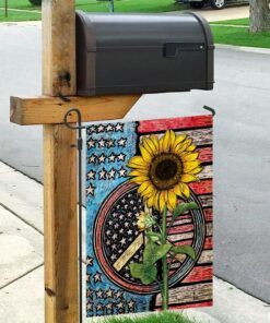 hippie flower flag 1652