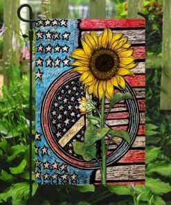 hippie flower flag 2305