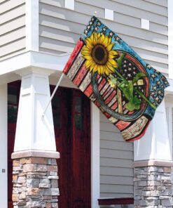 hippie flower flag 3040