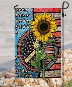 hippie flower flag 8051