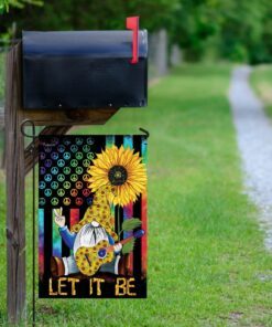 hippie gnome. let it be flag 2573