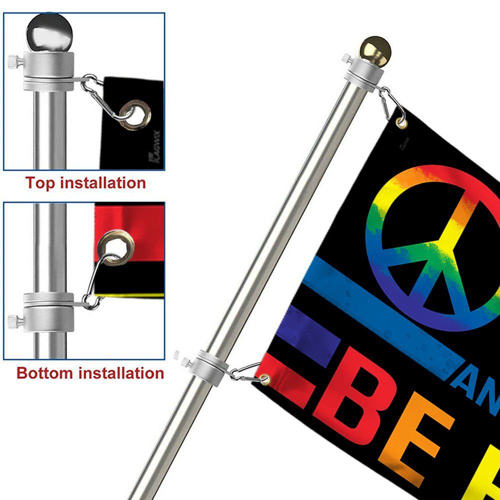 Hippie Grommet Flag In A World Where You Can Be Anything Be Kind BNT485GF - Image 6