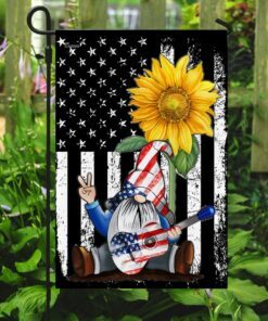 hippie sunflower flag 2571