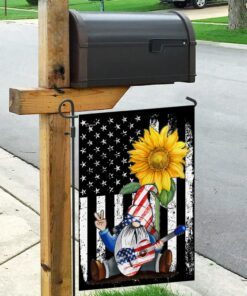 hippie sunflower flag 2772