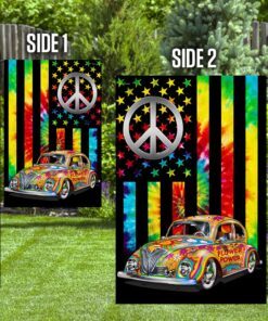 hippie vintage car flag tqn345f 3266