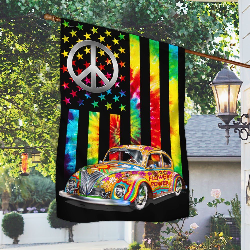 Hippie Vintage Car Flag TQN345F - Image 2