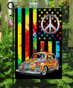 hippie vintage car flag tqn345f 8320