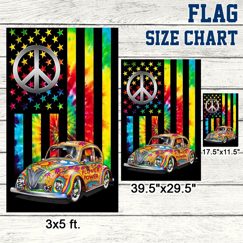 Hippie Vintage Car Flag TQN345F - Image 7