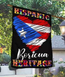 hispanic heritage boricua puerto rico flag tqn1113f 2706