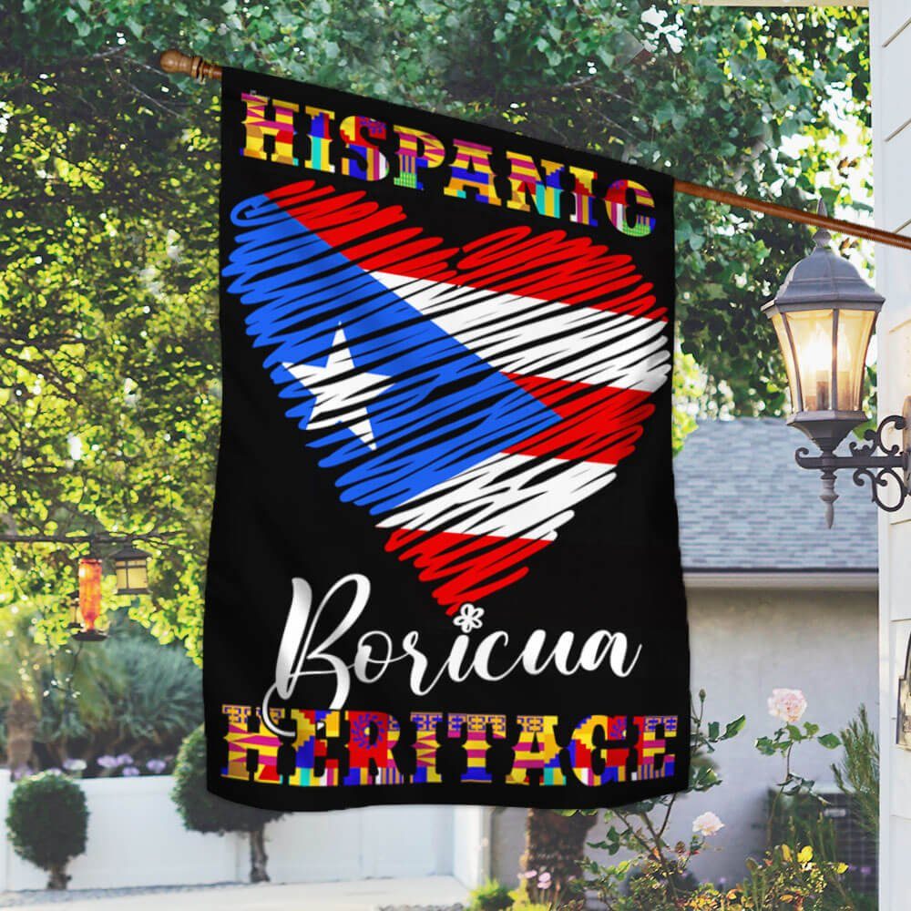 Hispanic Heritage Boricua Puerto Rico Flag TQN1113F - Image 2