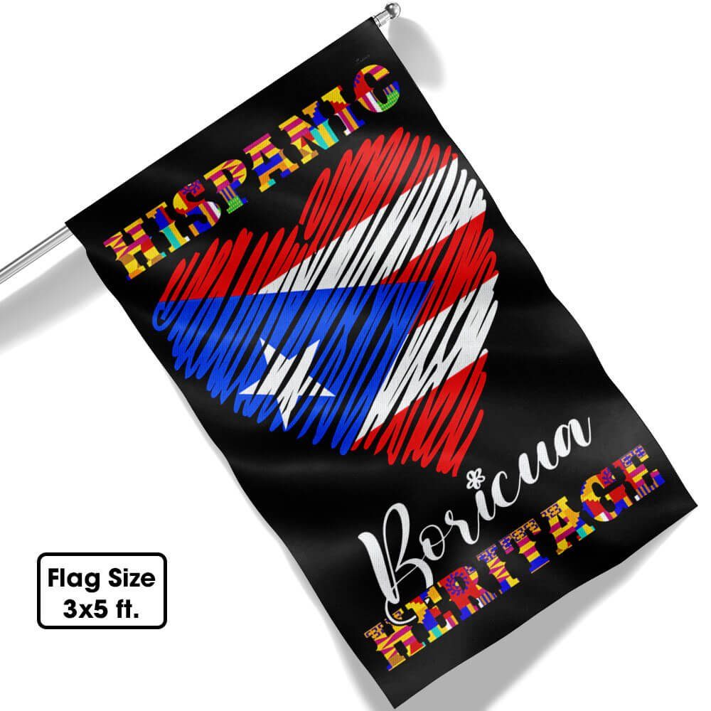 Hispanic Heritage Boricua Puerto Rico Flag TQN1113F - Image 7