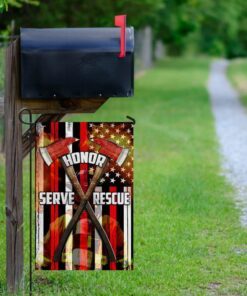 honor serve rescue american firefighter flag 2619