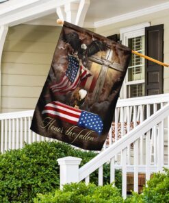 honor the fallen memorial flag 5334