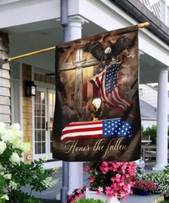 honor the fallen memorial flag 7695