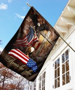 honor the fallen memorial flag 8379