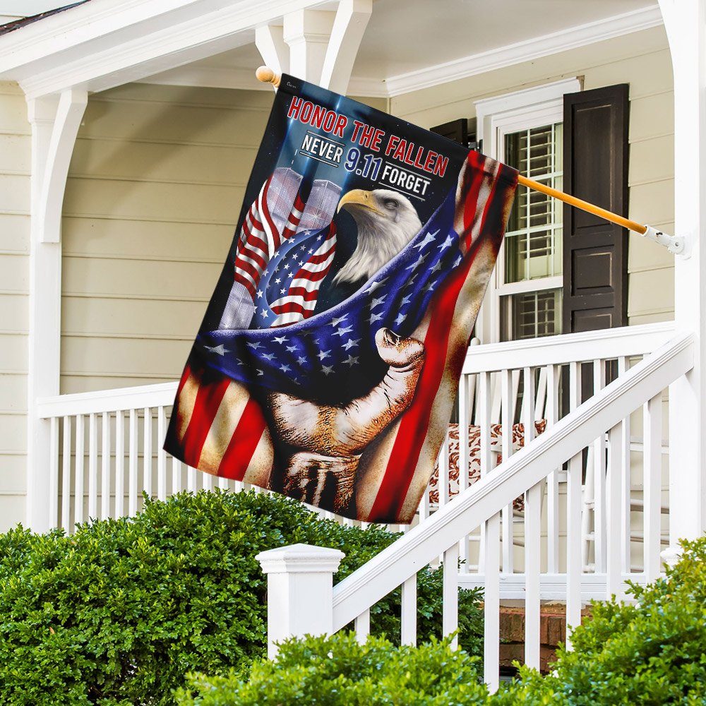 Honor The Fallen Never Forget 9.11 Flag TRL1168F - Image 2