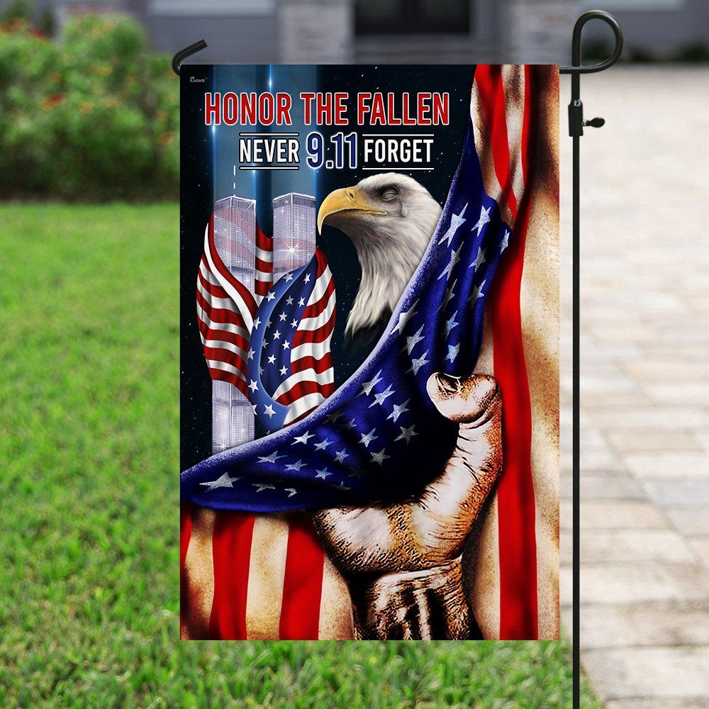 Honor The Fallen Never Forget 9.11 Flag TRL1168F - Image 6