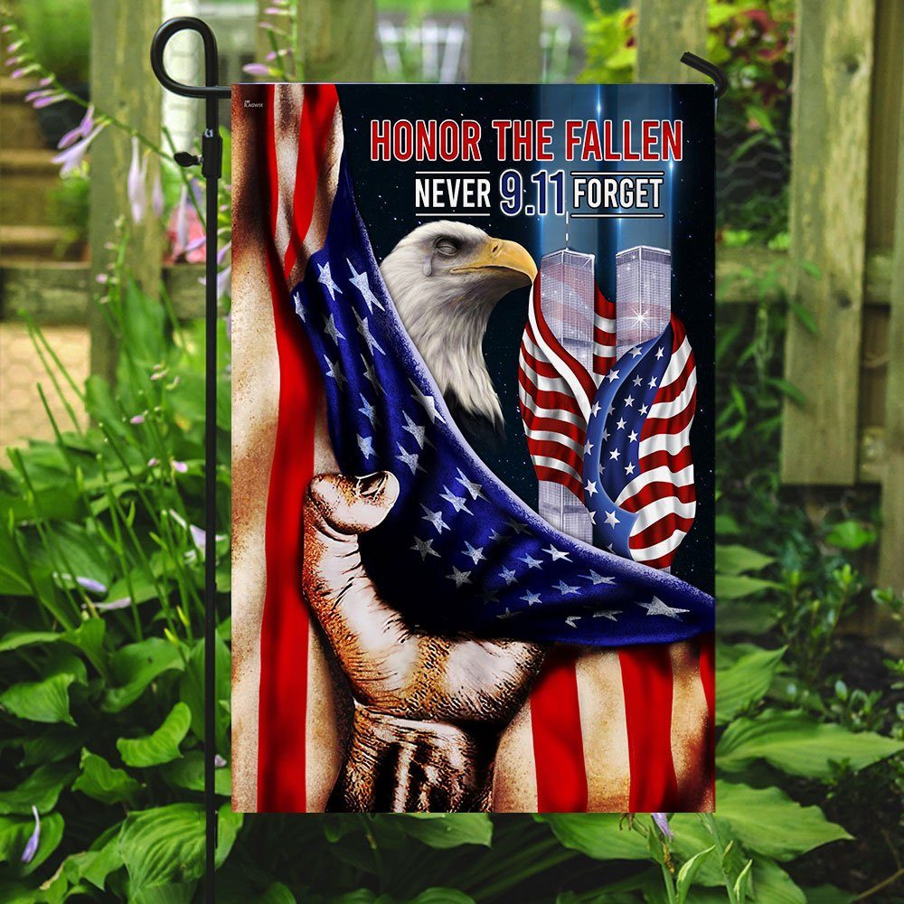 Honor The Fallen Never Forget 9.11 Flag TRL1168F - Image 7