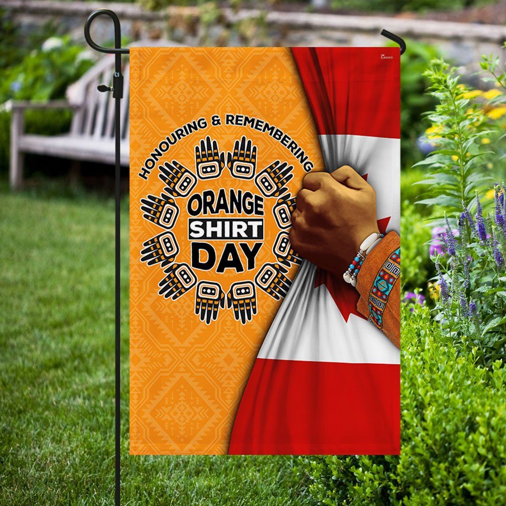 Honouring And Remembering Orange Shirt Day Canada Indigenous Flag TPT256F - Image 5