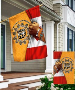 honouring and remembering orange shirt day canada indigenous flag tpt256f 3408
