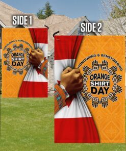 honouring and remembering orange shirt day canada indigenous flag tpt256f 3852