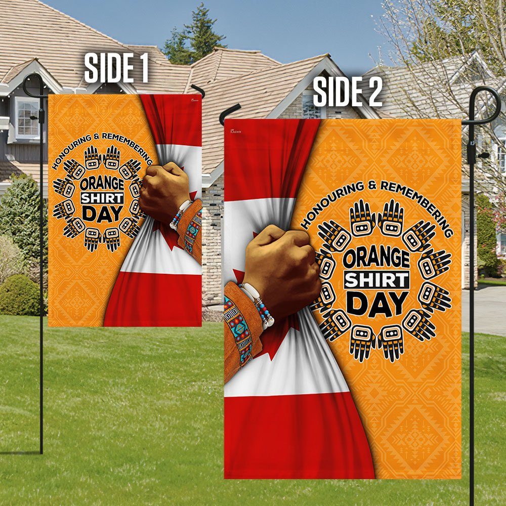 Honouring And Remembering Orange Shirt Day Canada Indigenous Flag TPT256F - Image 6