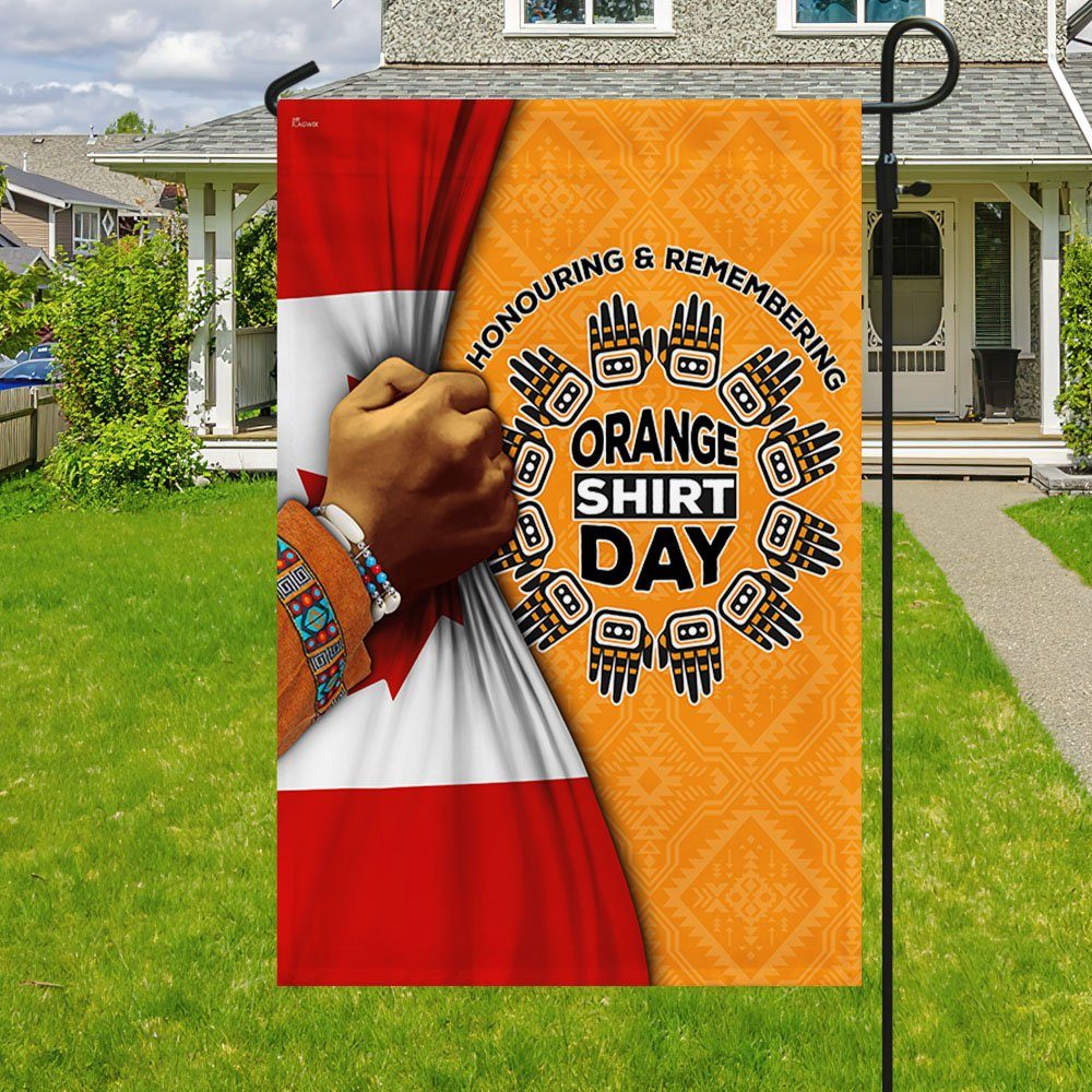 Honouring And Remembering Orange Shirt Day Canada Indigenous Flag TPT256F - Image 4
