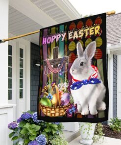 Hoppy Easter American Flag DDH3225F
