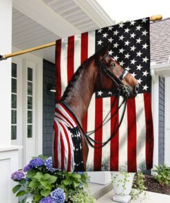 horse american flag lha1999f 7019