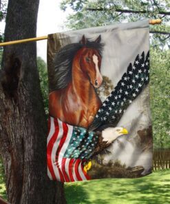 horse american flag mln209f 2314