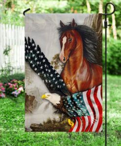 horse american flag mln209f 4107
