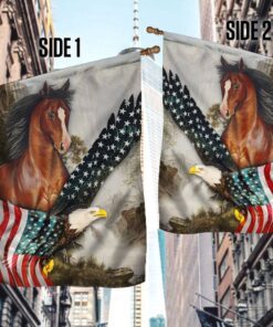 horse american flag mln209f 4891