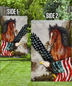 horse american flag mln209f 4955