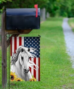 horse american flag mln254f 1186