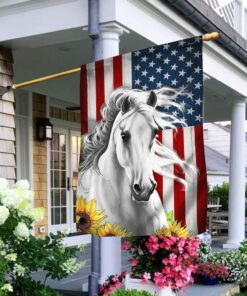 Horse American Flag MLN254F