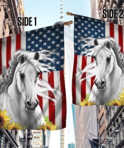 horse american flag mln254f 7613