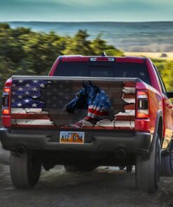 horse american truck tailgate decal sticker wrap 7508