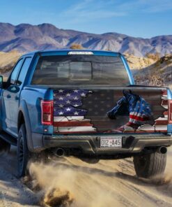 horse american truck tailgate decal sticker wrap 8023