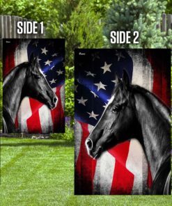 horse american us flag 3139