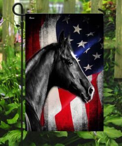 horse american us flag 3898