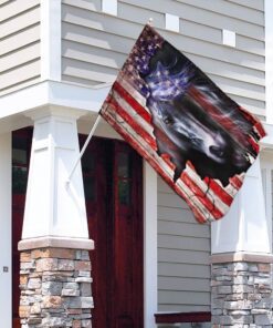 horse american us flag 4099