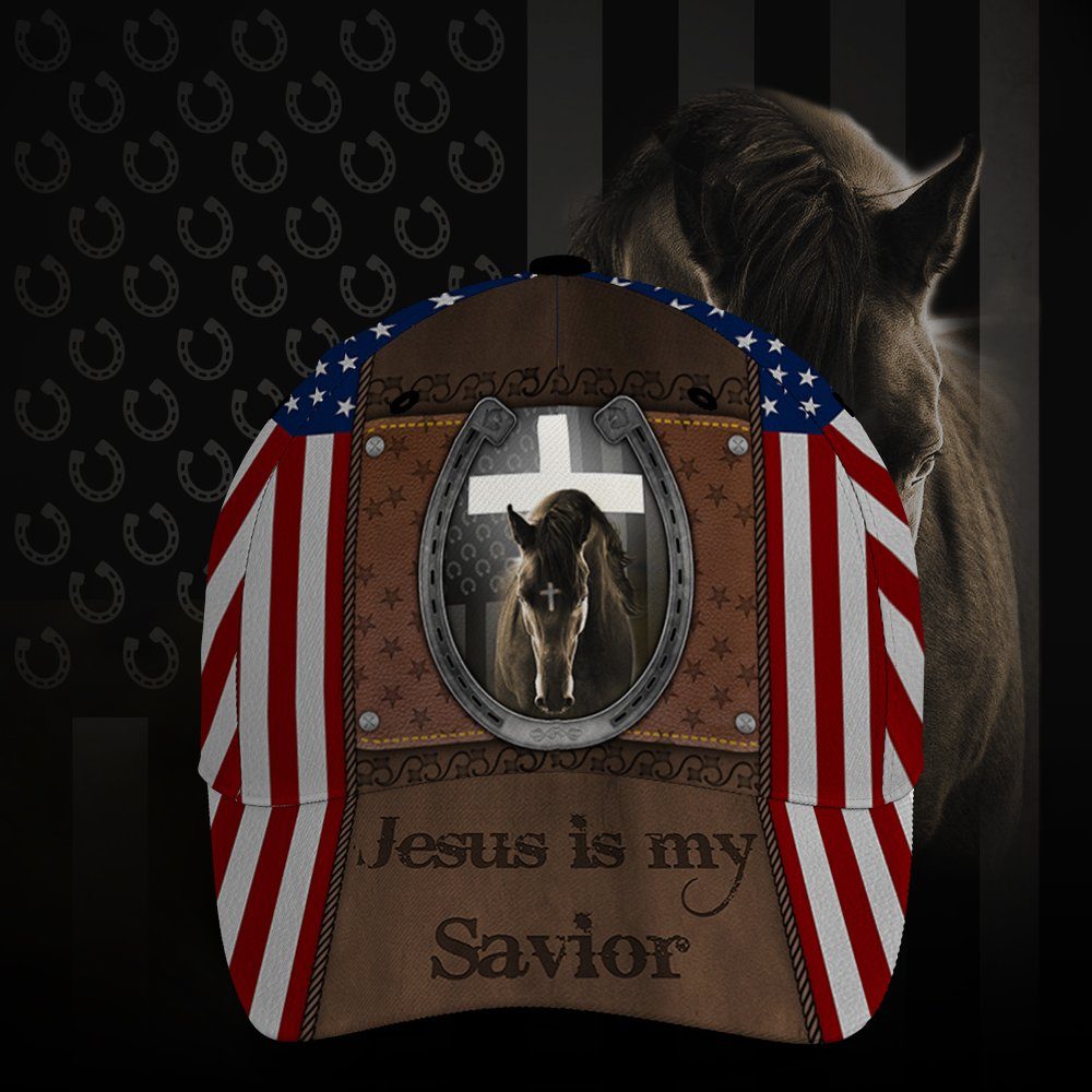 Horse Baseball Cap Jesus Is My Savior BNT288BCv1