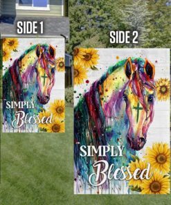 horse christian flag simply blessed dbd3090f 5139