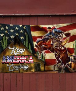 horse cowboy america grommet flag color ntb510gf 8569