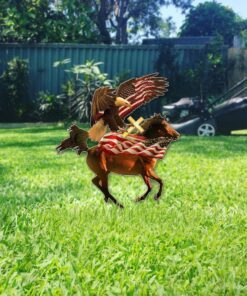 horse eagle garden metal sign spirits of america ddh2769ms 3796